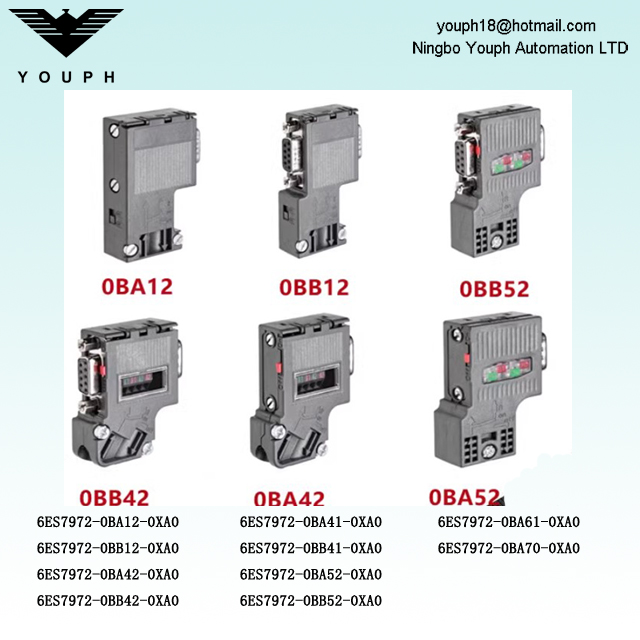 SIEMENS DP CONECTOR 6ES7972 6ES7 972-0BB / 0BA / 52 /42 /41 / 12-0XA0