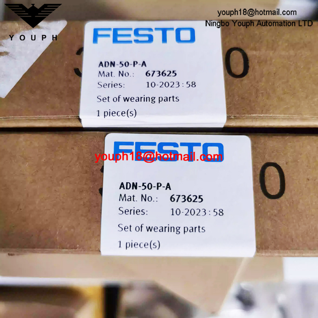 Festo ADN-50-PA 673625 Adn Aen Kit de reparación de sellos de cilindro de aire de 50 mm