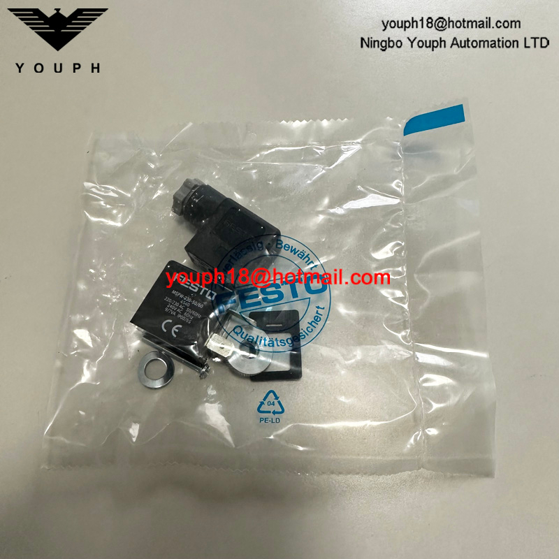 Festo MSFW-230-50/60 4540 230V AC 50/60 Hz Válvula de tigre MFH-5-1/4 Bobina solenoide