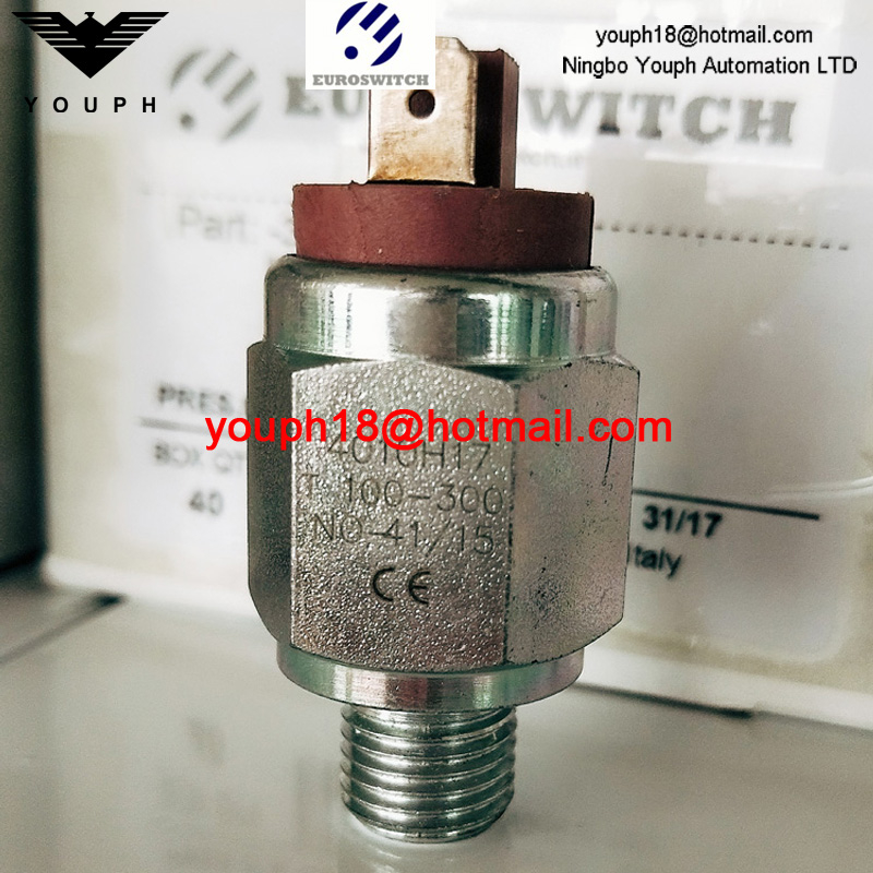 EuroSwitch 4010H17 4020H17 40V10H17 40V20H17 T50-150 40 40V Interruptor de presión del pistón