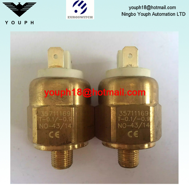 EuroSwitch 35711169 357 SERVICIO DE PRESIÓN DE VACUMA DE DIFRAGMO