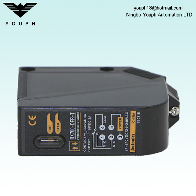 Autonics BX700-DFR-T difuso reflectante Sensor fotoeléctrico de temporizador incorporado