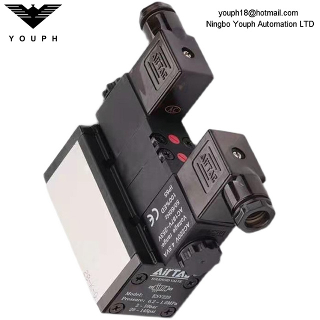 AIRTAC ESV210 ESV220 ESV230C ESV230E ESV230P Válvula solenoide estándar ISO