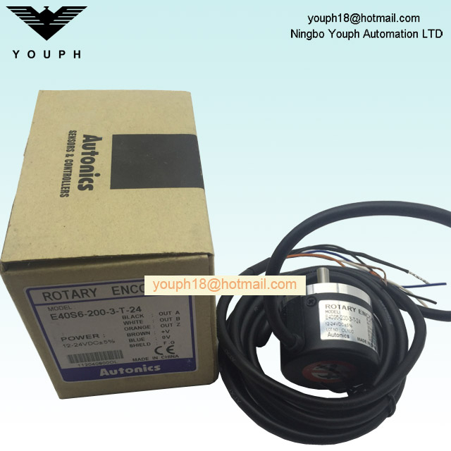Autonics E40S6-200-3-T-24 Codador rotativo