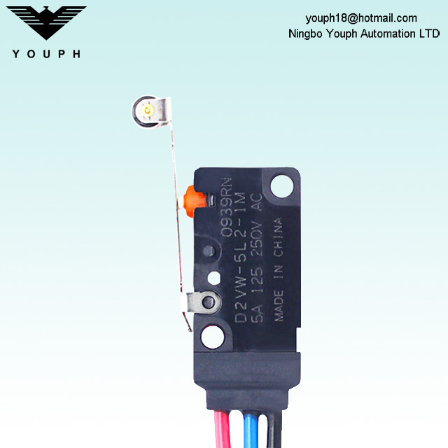 Omron D2VW-5L2-1M D2VW-5L3-1M IP67 Miniatura sellada Interruptor básico