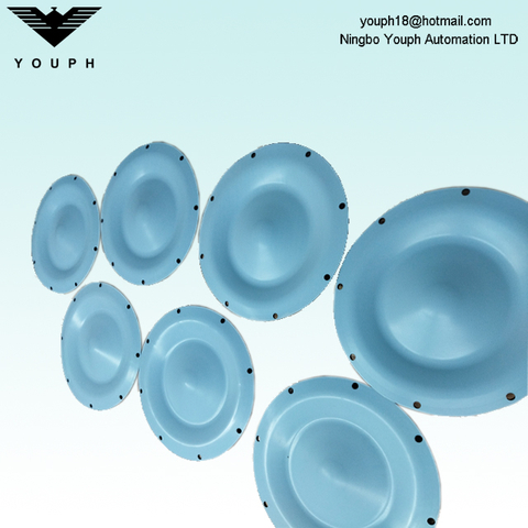 DM40 DILLMECO Bombas de diafragma PTFE Diámetro exterior de membrana 259 mm con 8 agujeros de perno de brida