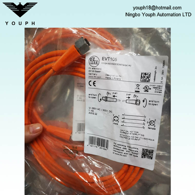 IFM EVT105 VDOGH040VAS0003E04STGH040VAS Cable de conexión