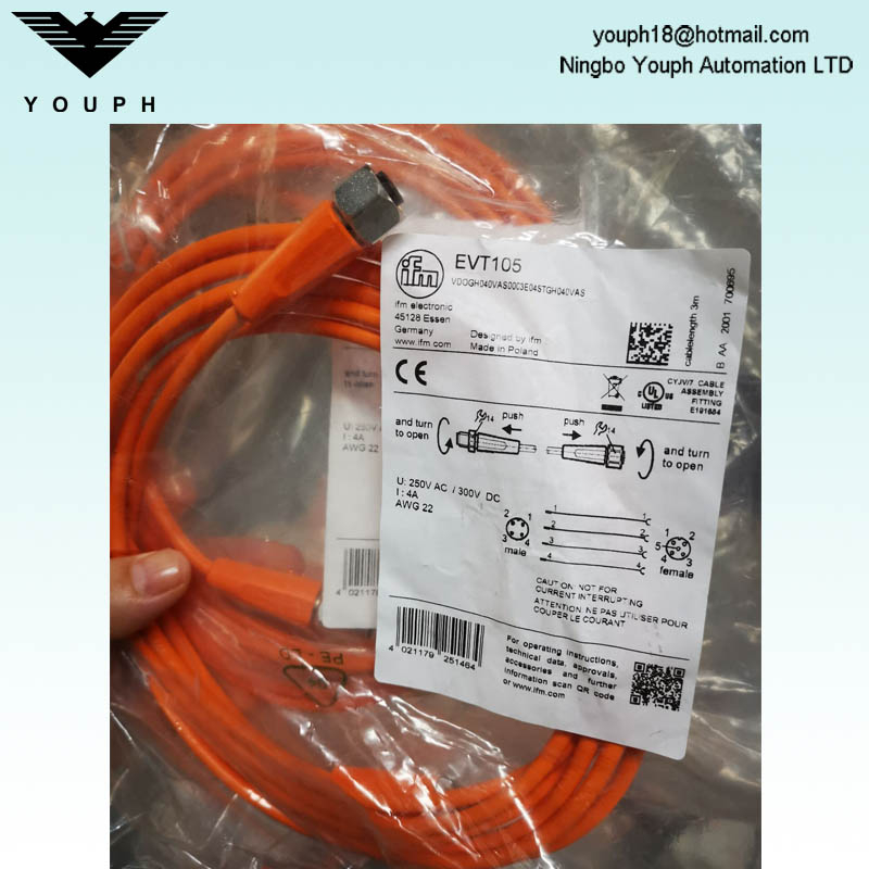 IFM EVT105 VDOGH040VAS0003E04STGH040VAS Cable de conexión