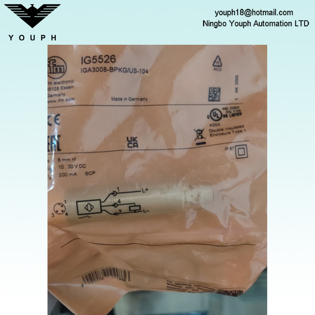 IFM IG5526 IGA3008-BPKG/US-104 Sensor inductivo