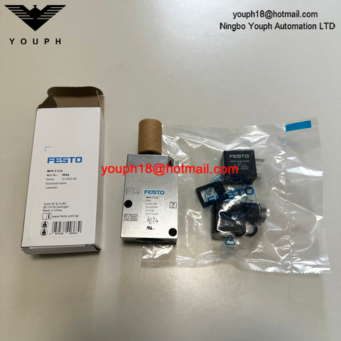 Festo MFH-3-1/4 9964 con bobina DC24V AC230V Tiger Válvula solenoide monostable clásica