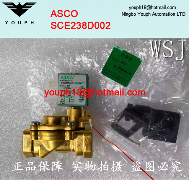 ASCO SCE238D002 G1/2 C131600 Válvula solenoide de diafragma