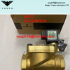 ASCO 238 SCG238D016 G1-1/4 'Válvula solenoide de latón normalmente cerrada