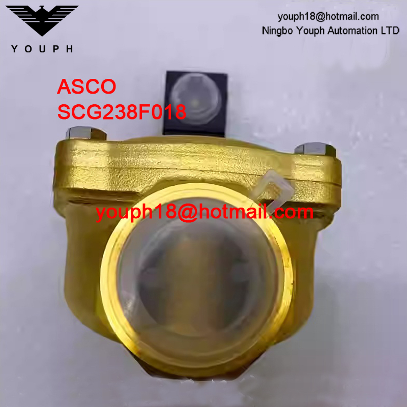 ASCO 238 SCG238D018 2 pulgadas Válvula solenoide de latón normalmente cerrada