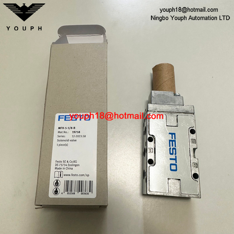 Festo MFH-5-1/8-B 19758 G1/8 5/2 válvula de tigre de válvula 2000 Válvula solenoide