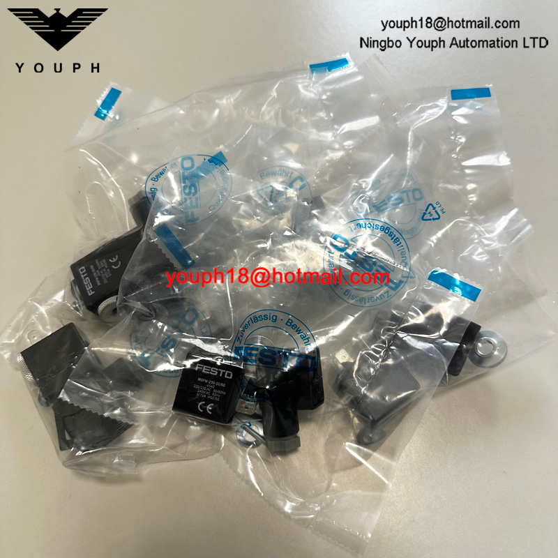 Festo MSFW-230-50/60 4540 230V AC 50/60 Hz Válvula de tigre MFH-5-1/4 Bobina solenoide