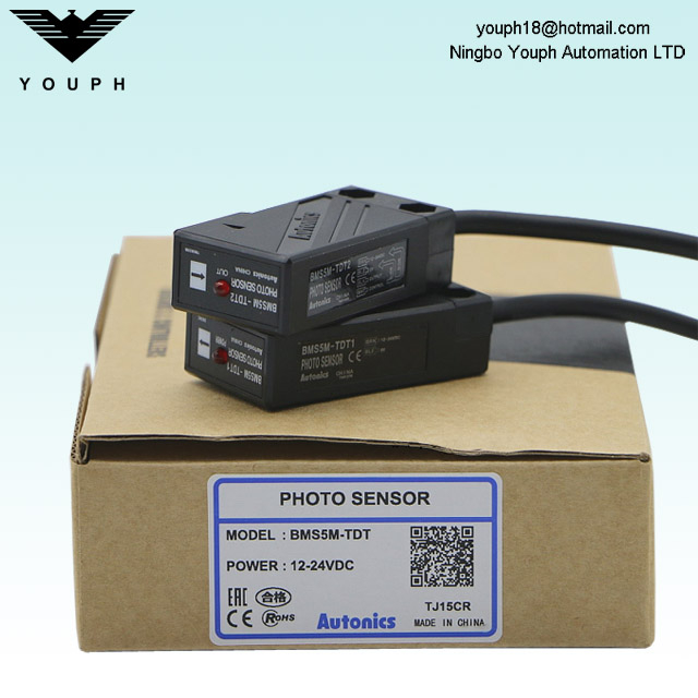 Autonics BMS5M-TDT Amplificador de haz de paso Tipo incorporado por sensor fotoeléctrico de detección lateral
