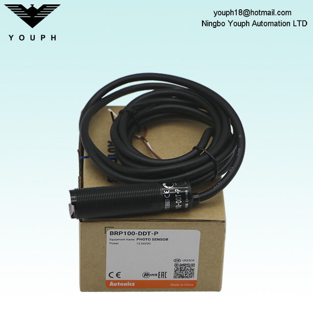 Autonics BRP100-DDT-P BRP100-DDT-CP Distancia de detección de 100 mm sensor de fotos reflectante difuso
