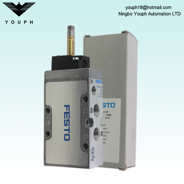 MFH-5-1/4-B 15901 K158 Festo 5/2 Way Die Casting Tiger Tiger Solenoide clásico
