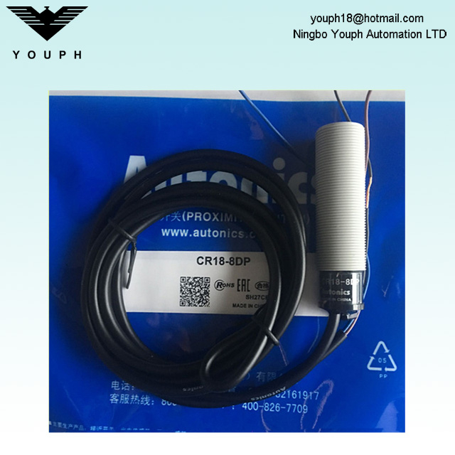 Autonics CR18-8DP M18 PNP capacitivo eléctrico Normalmente abierta sensor de proximidad
