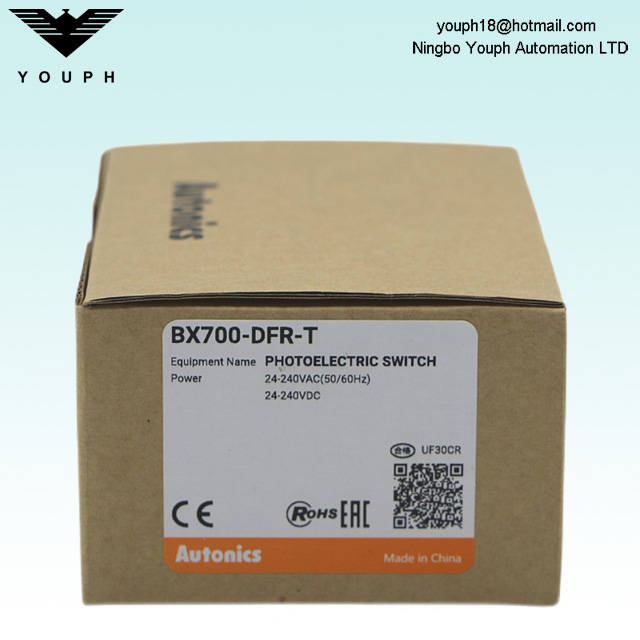 Autonics BX700-DFR-T difuso reflectante Sensor fotoeléctrico de temporizador incorporado