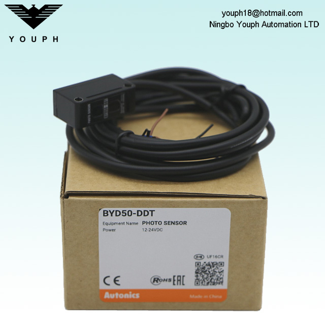 Autonics Byd50-DDT Convergent Reflective con sensor fotoeléctrico amplificador