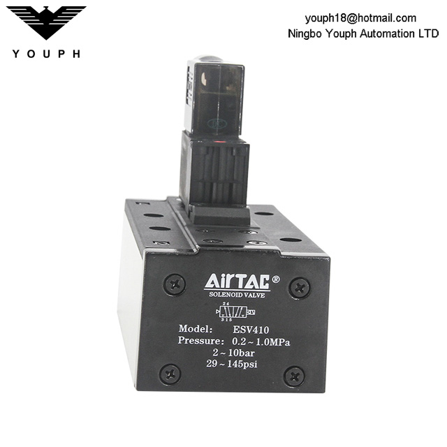 Airtac ESV410 ESV420 ESV430C ESV430E ESV430P Válvula solenoide estándar ISO