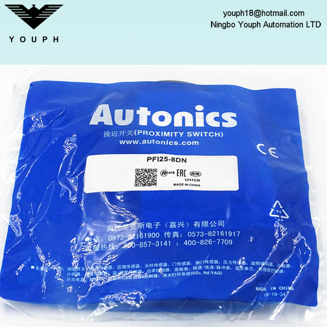 Autonics PFI25-8DN PFI25-8DP Serie PFI Sensor de proximidad de tipo plano rectangular
