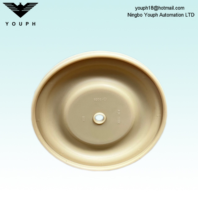 Diafragma de santopreno BSK 6201-1 BA25Al BA25 BSK-25 Bombas de diafragma Accesorios Diámetro exterior 180 mm