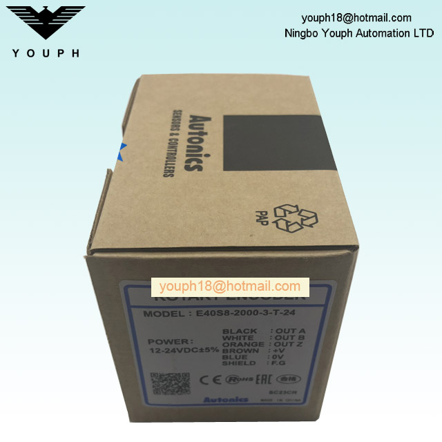 Autonics E40S8-2000-3-T-24 Codador rotativo incremental