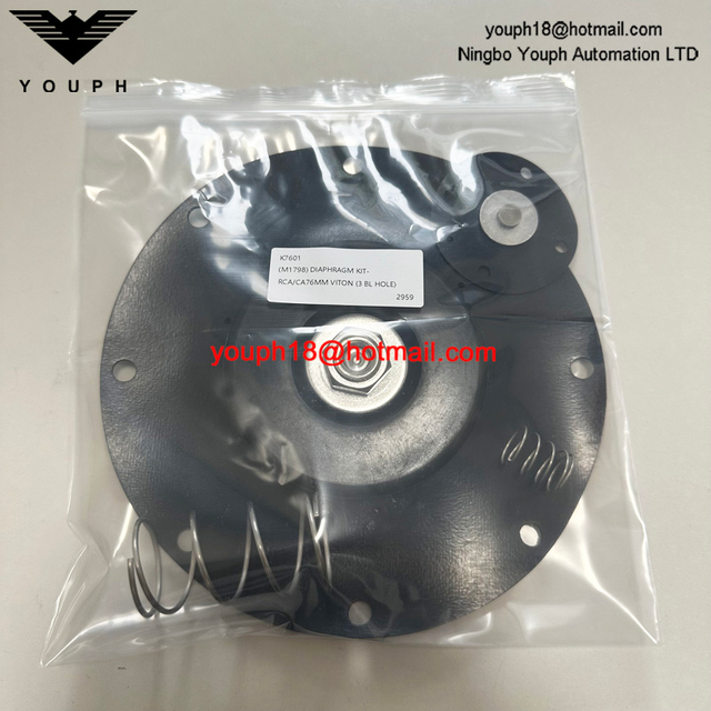Goyen K7601 M1925 RCA76MM CA76MM041-300 3 'Kit de reparación de diafragma de alta temperatura de viton