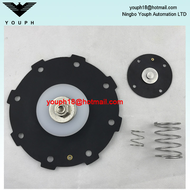 DMF50 DMF-Z-50S DMF-Y-50S 2 pulgadas Válvula de diafragma Válvila Nitrilo Kits de repuesto