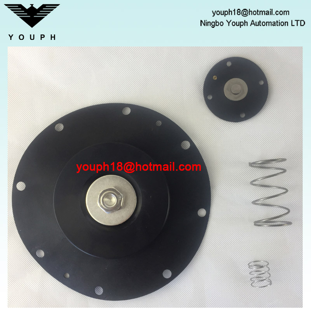 DMF-Y-102SA 3 1/2 'Válvula de pulso Springs Nitrilo Viton Diafragm Repare Kit