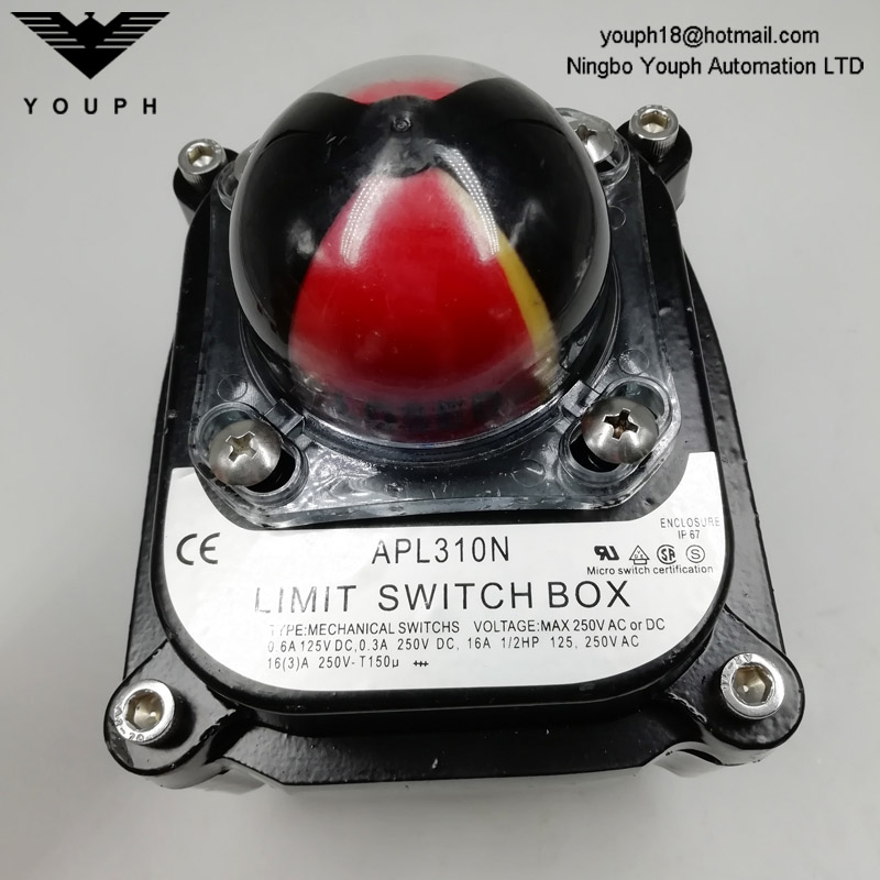 APL-310N APL-310 APL310N Posición de la válvula Indicador Caja de interruptor del interruptor