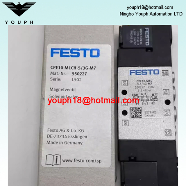 Festo CPE10-M1CH-5/3G-M7 550227 Válvula solenoide