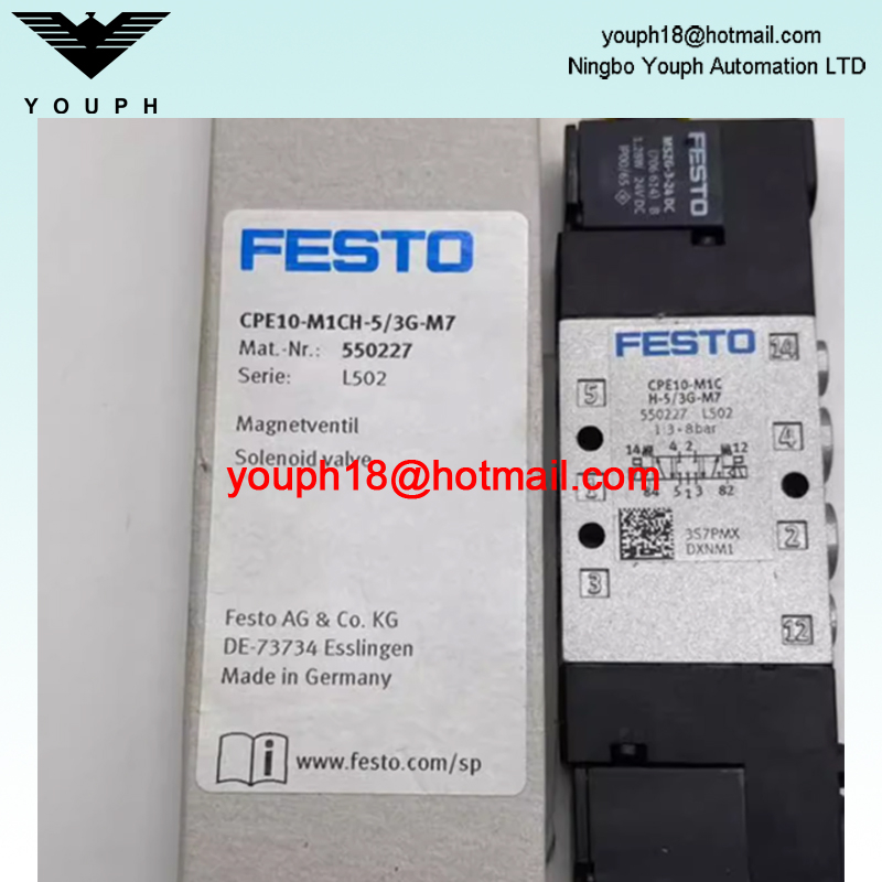 Festo CPE10-M1CH-5/3G-M7 550227 Válvula solenoide