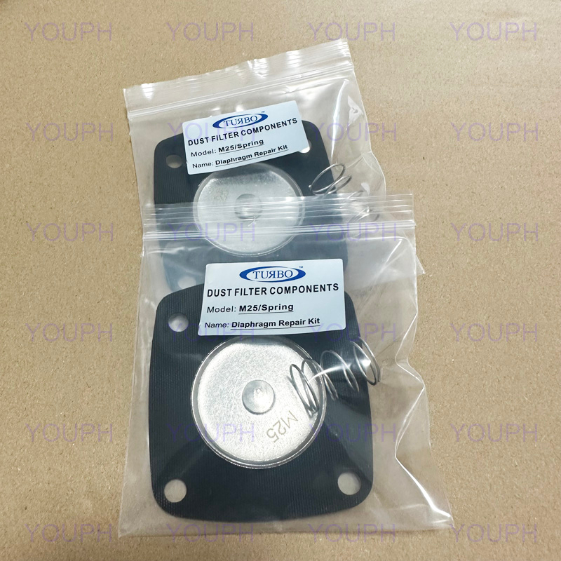 Válvula de pulso Turbo M25 FP25 FM25 DP25 DM20 1 'Kit de reparación de diafragma