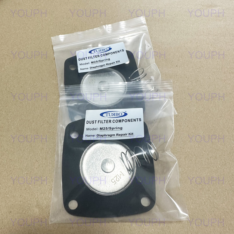 Válvula de pulso Turbo M25 FP25 FM25 DP25 DM20 1 'Kit de reparación de diafragma