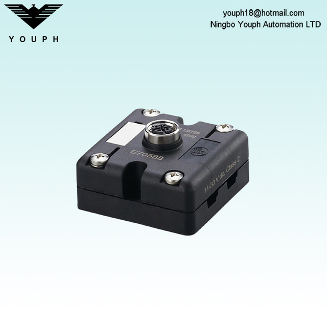IFM E70588 Quad M12 AS-I/24V 4A AS-Interface Power Distributor