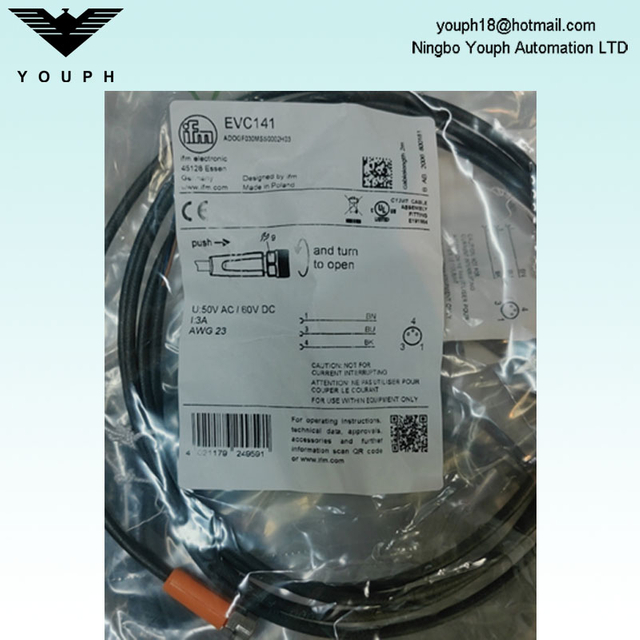 IFM EVC141 ADOGF030MSSS0002H03 Cable de conexión con enchufe