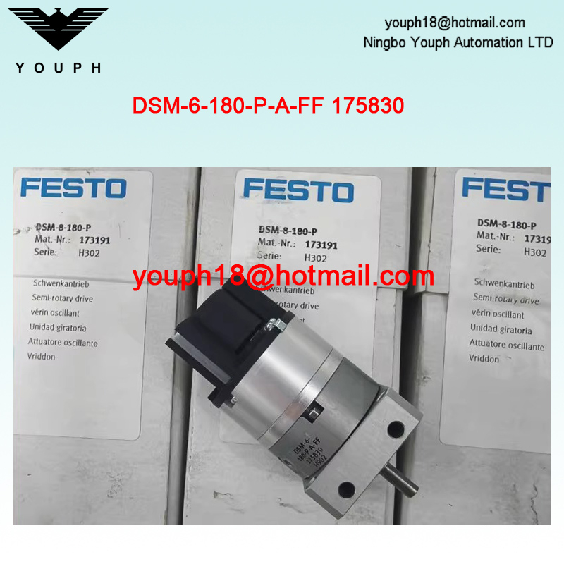 Festo DSM-6-180-PA-FAF 175830 Girador giratorio 180 ° DSM Drive semi-rotación