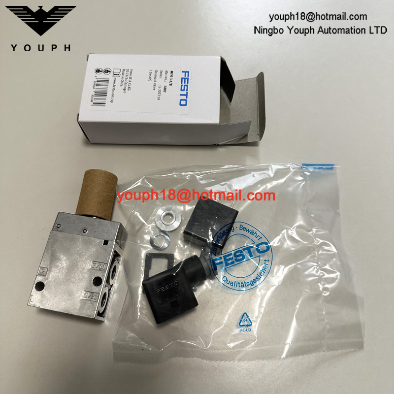 Festo MFH-3-1/8 7802 G1/8 'con bobina 24VDC 220VAC Tiger Válvula neumática clásica