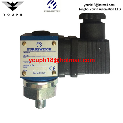 EuroSwitch 2400121 2400123 24 Serie SPDT Contactos Interruptor de presión del diafragma