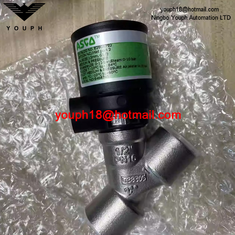 ASCO E290A792 E290A792VI E290B393 E290B395 E290B063 E290B067 Válvula de asiento de aguas de acero inoxidable de acero inoxidable 316L