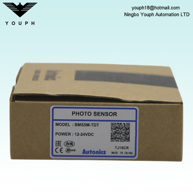 Autonics BMS5M-TDT Amplificador de haz de paso Tipo incorporado por sensor fotoeléctrico de detección lateral
