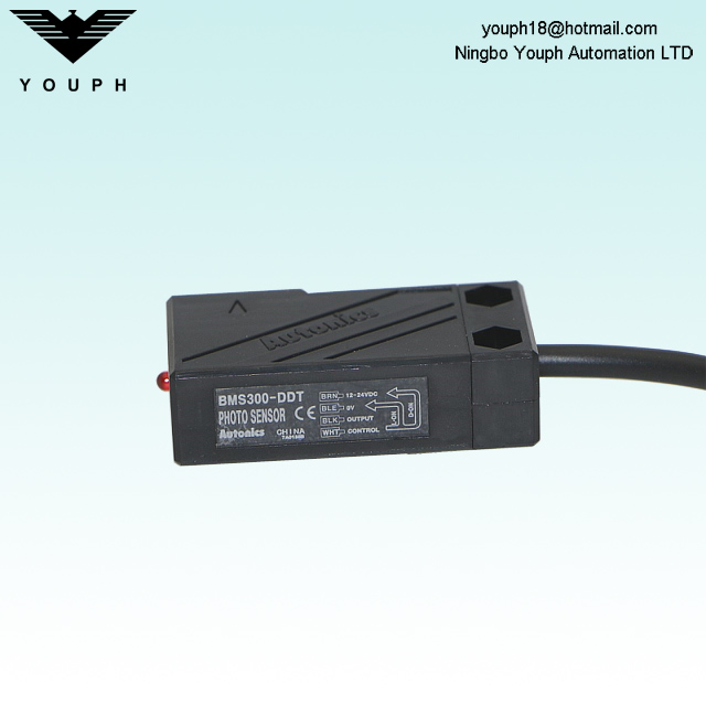 Autonics BMS300-DDT Amplificador reflectante difuso Sensor de fotos de materiales opacos translúcidos incorporados
