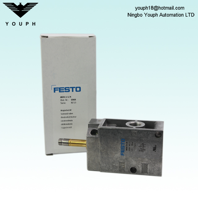 Festo MFH-3-1/4 9964 N723 Válvula solenoide de 3/2 vías Válvula neumática clásica