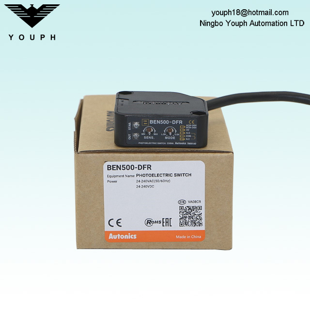 Autonics Ben500-DFR Relé Contacto de contacto Difuse el interruptor de proximidad reflectante