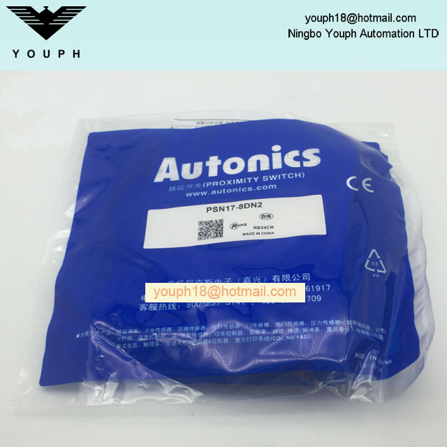 Autonics PSE17-8DN2 Lado frontal Normal de proximidad cerrada