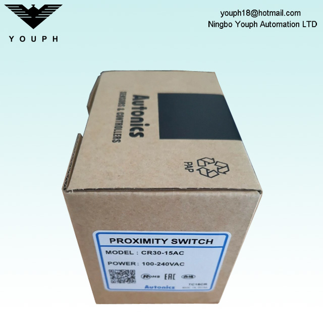 Autonics CR30-15AC M30 Normalmente cerrado sensor de proximidad de CA cilíndrica