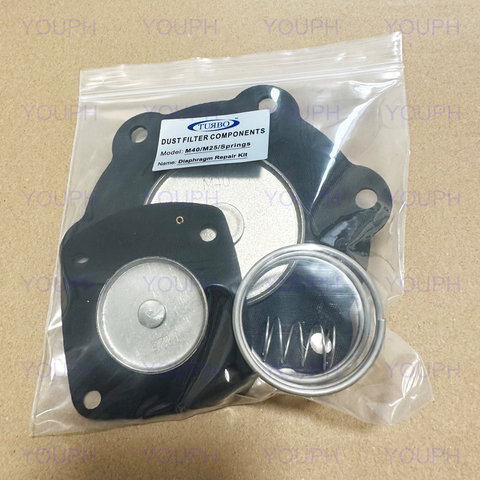 Turbo M40 M25 Springs Válvula de chorro de pulso FP40 FM40 DP40 DM40 SQP40 Kit de diafragma